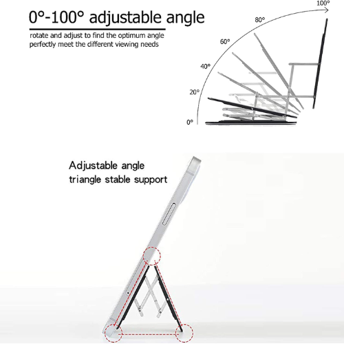 Soporte para teléfono móvil pegable ultra fino