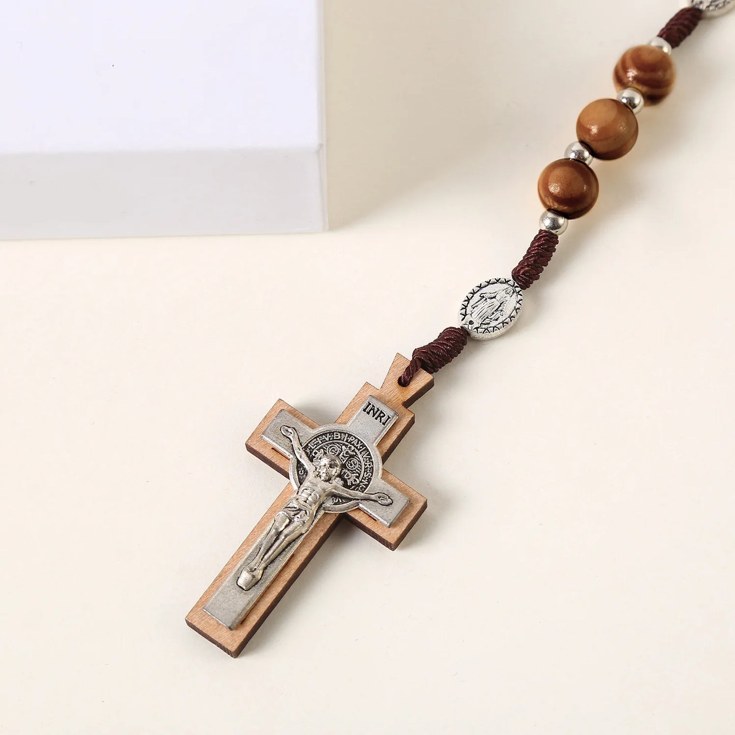"Rosario Artesanal de Madera Sagrada - Ideal para Él y Ella"